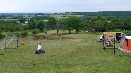 la vue imprenable sur la Bresse